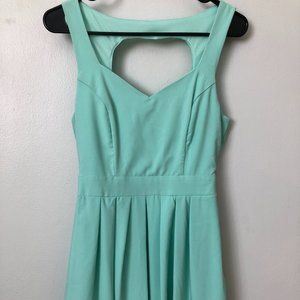 Mint A Line Cut Out Dress Charolette Russe